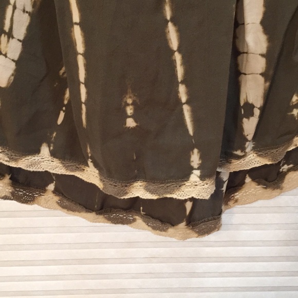 NWT Hand Dyed knox Rose Green & Ivory Top - Picture 10 of 10